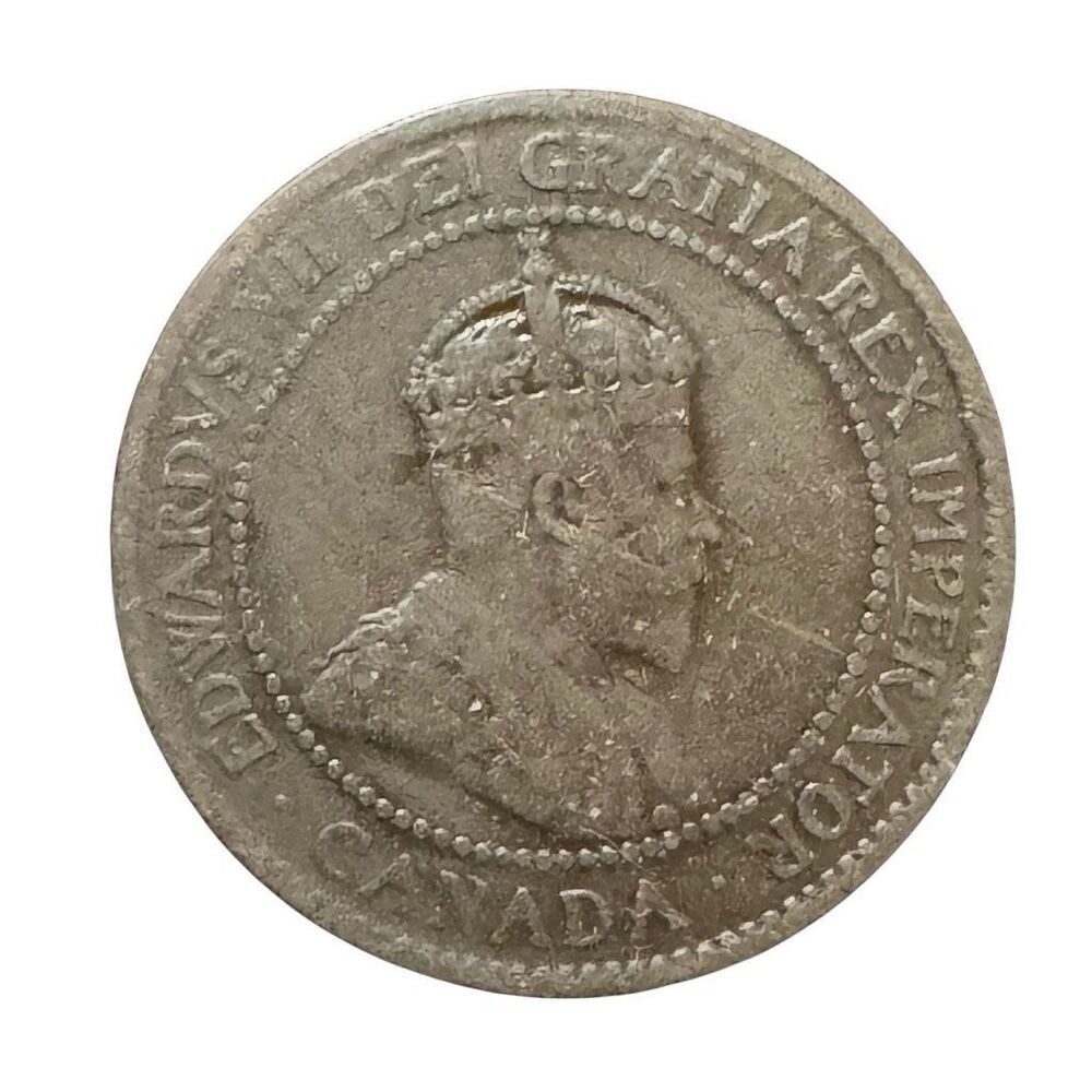 1903 Canada One / 1 Cent Coon KM# 8 Large Cent Bronze